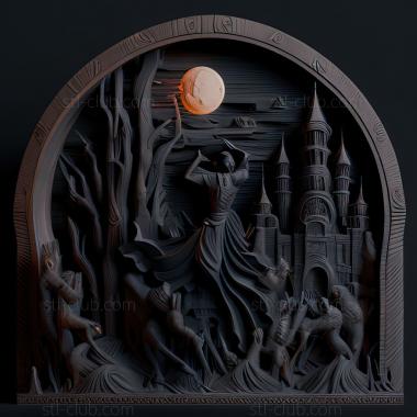 3D модель St Evil Delusion Челябинск в темноте игра (STL)